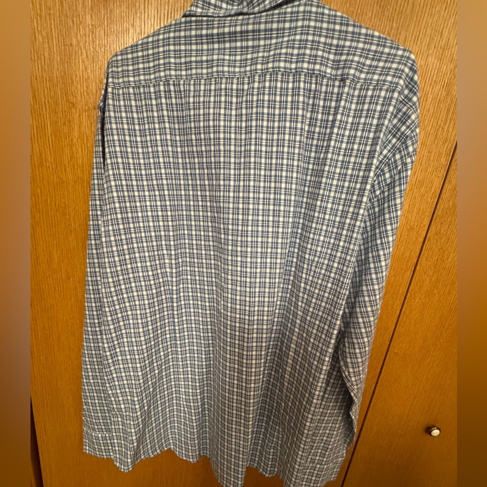 J. Maverick  Blue Casual Button Down Shirt - Picture 3 of 3
